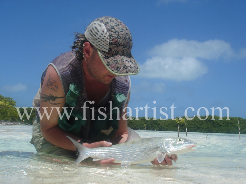 Bonefish Photo - Lagoon Trophy Shot. - Bonefish & Tarpon.