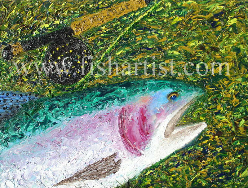 Tongariro Trout - Taupo. - Fish Art for Fishermen.
