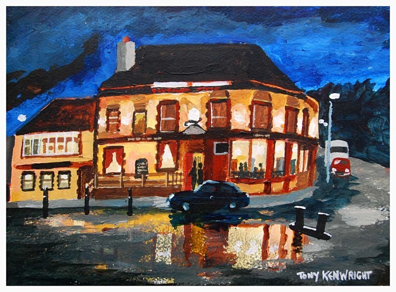 The Egremont Ferry in Wallasey Sold (£120 framed) - Art (General)