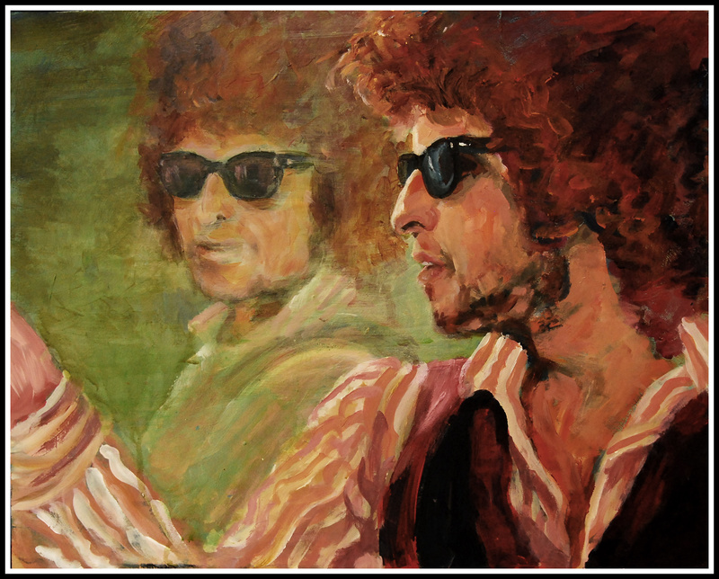 Seein' My Reflection (£200) - Dylan portraits and paintings