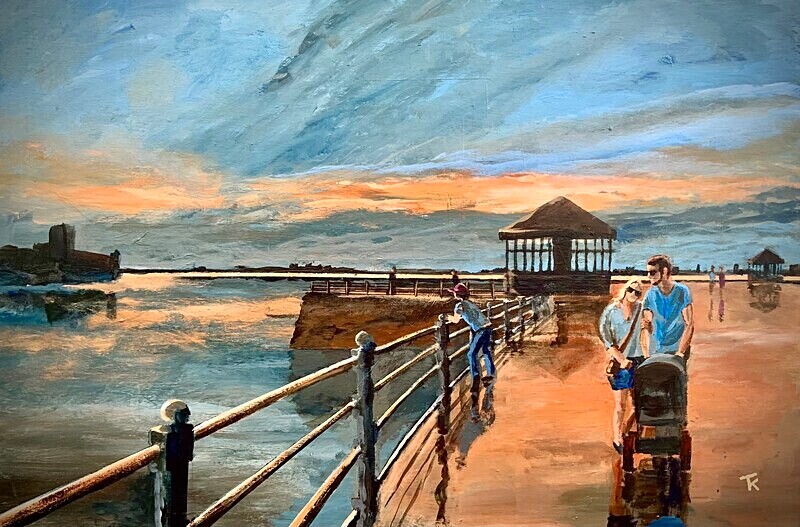 Walking in New Brighton - Art (General)