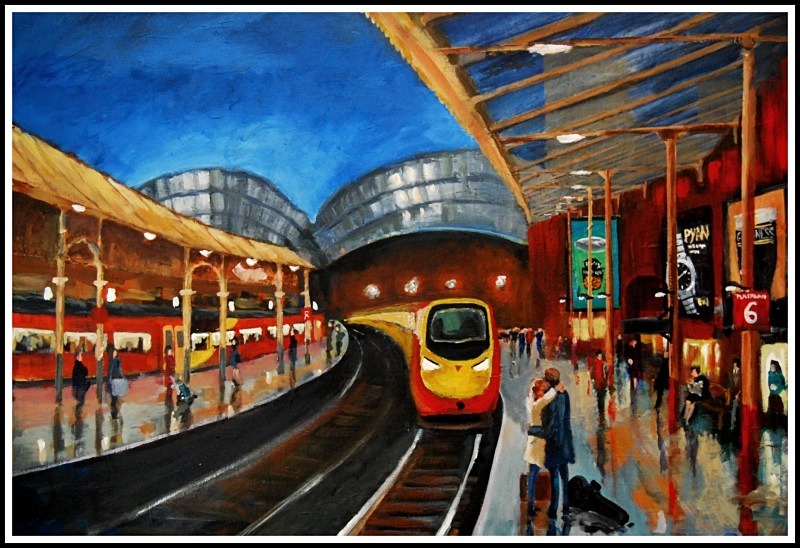 I didn't know that you were saying goodbye for good. (£300) 40' x 26' - Art (General)
