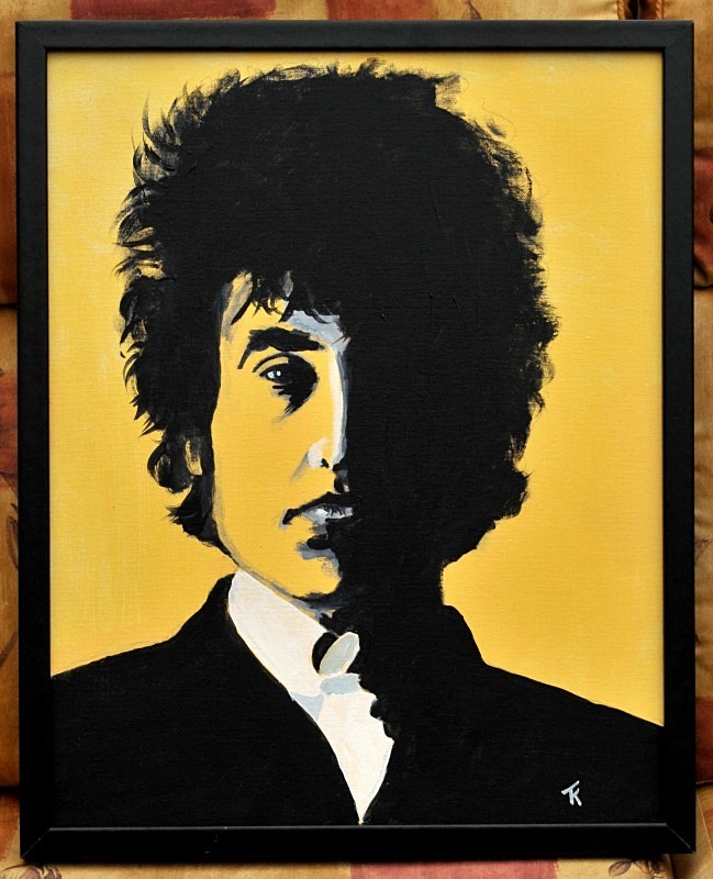 Dylan (Sold) - Dylan portraits and paintings