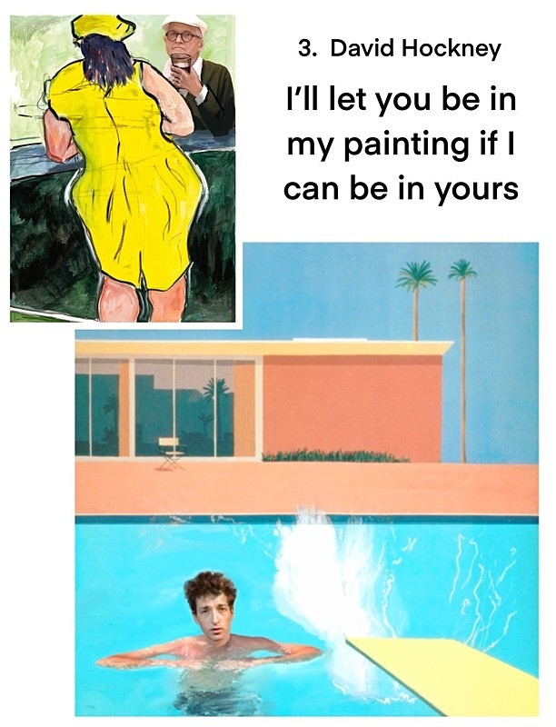 David Hockney - I'll Let You be in my Painting