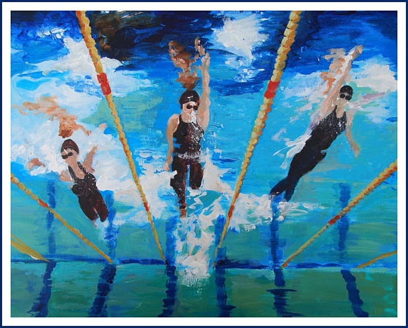 In The swim (£150) SOLD - Art (General)