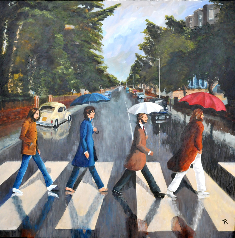 Abbey Road in The Rain (Sold) - Art (General)