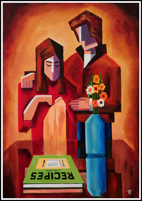 Is Your Love In Vain? (£700) - Dylan portraits and paintings