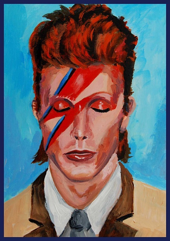 Bowie (sold) - Portraits