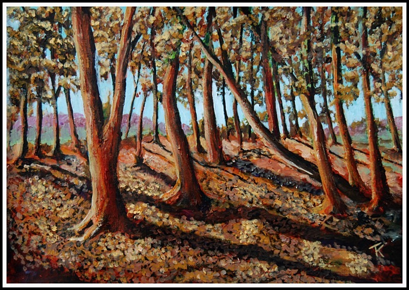 Out of the Woods (Acrylic on paper NFS) - Art (General)