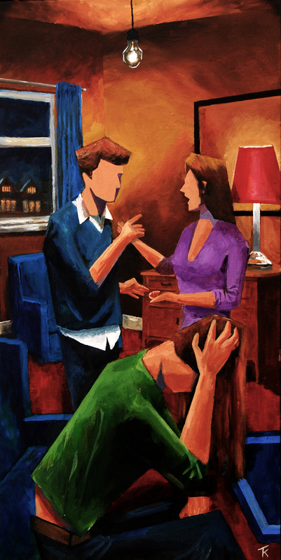 The Victim of Sound (£400) - Dylan portraits and paintings