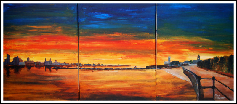 Morning on the Mersey (£450) - Art (General)