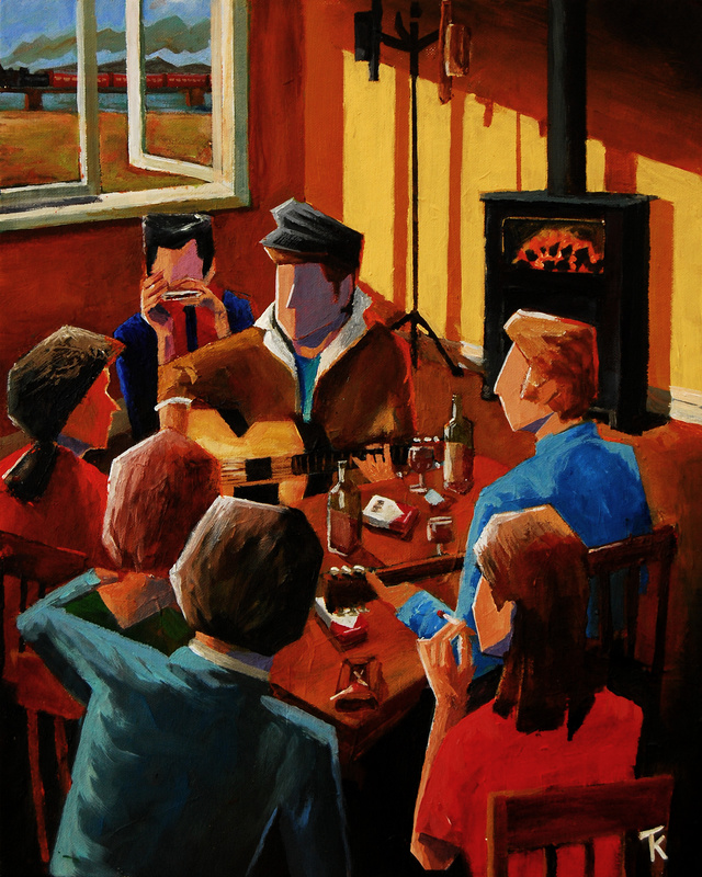Bob Dylan's Dream (£600) - Dylan portraits and paintings