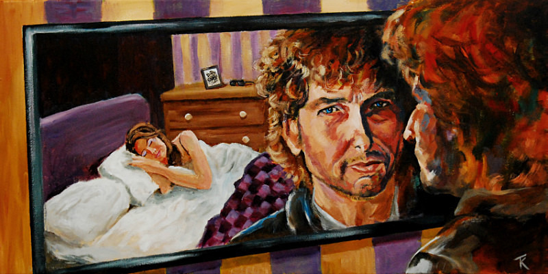 I and I (£350) - Dylan portraits and paintings