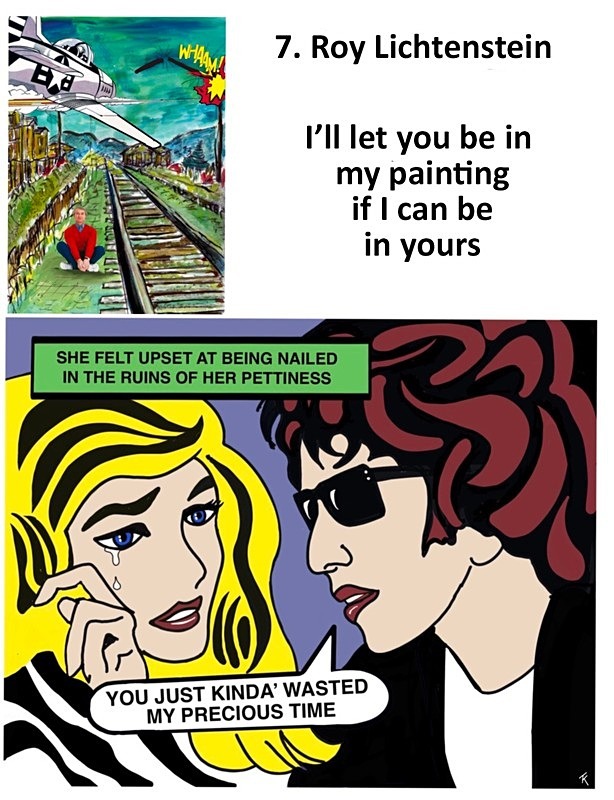 Lichtenstein - I'll Let You be in my Painting