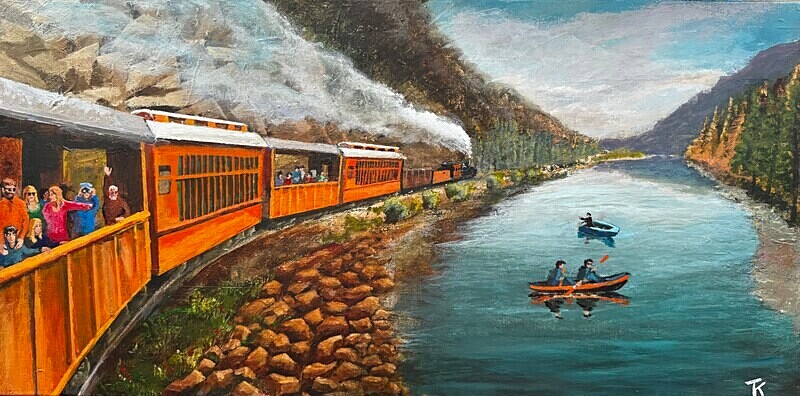 Train To Durango, Colorado. £500 - Art (General)