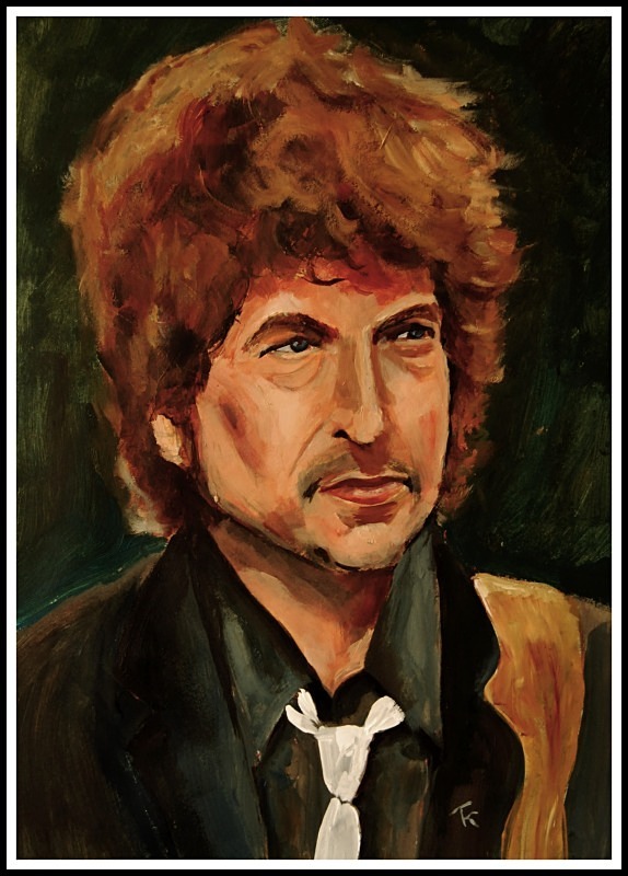 Dylan 1984 (£300) - Dylan portraits and paintings