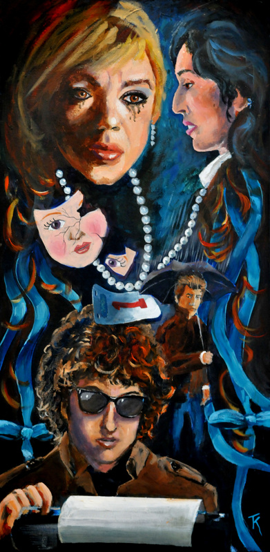 Just Like A Woman (£500) - Dylan portraits and paintings