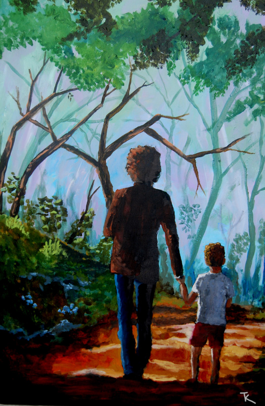What'll You Do Now? (£400 sold) - Dylan portraits and paintings