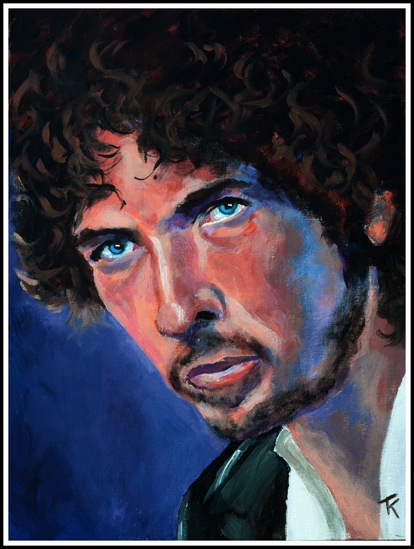 Warehouse Eyes (£175) - Dylan portraits and paintings