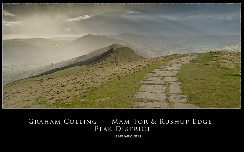 Mam Tor  Rushup Edge - Panoramic