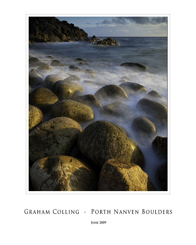 Porth Nanven Boulders - Seascape
