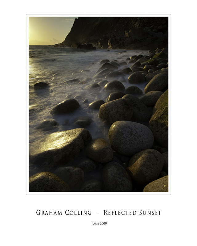 Reflected Sunset - Seascape