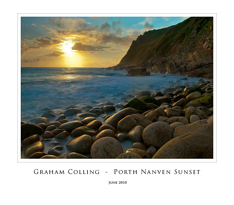 Porth Nanven Sunset - Seascape