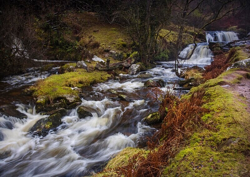 River Caerfanell. - Brecon Beacons