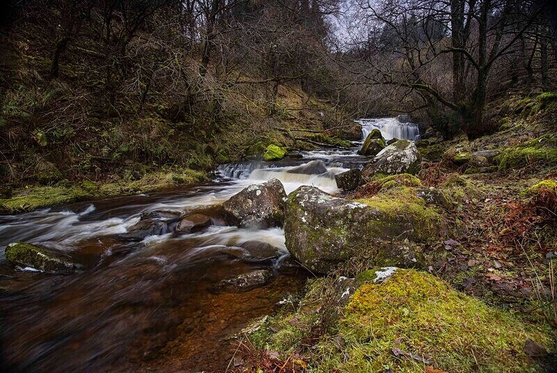River Caerfanell. - Brecon Beacons