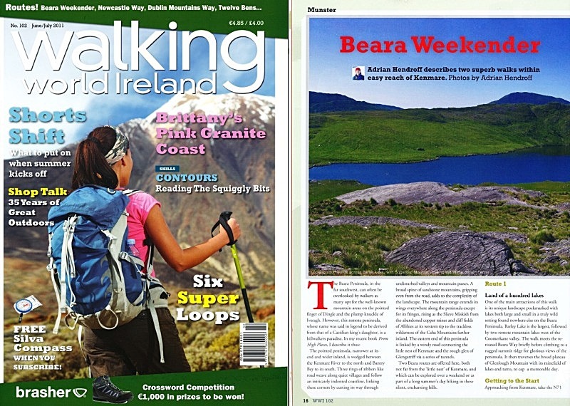 'Beara Weekender' - Walking World Ireland No.102 - In the media