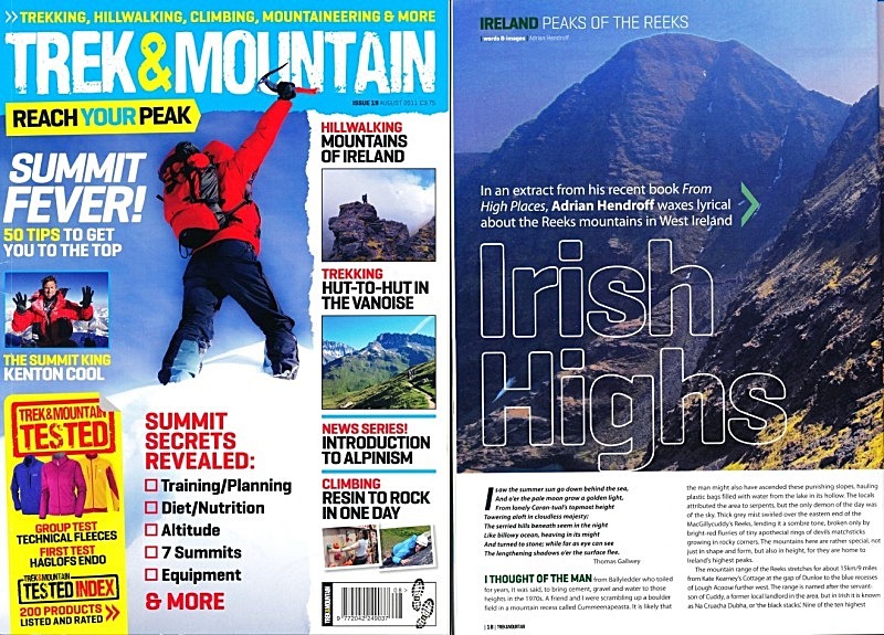 'Irish Highs' - Trek & Mountain - August 2011 - In the media