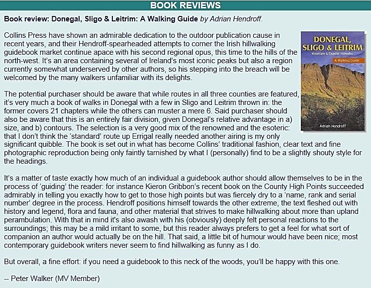 Donegal, Sligo & Leitrim review - Mountain Views - December 2012 - In the media