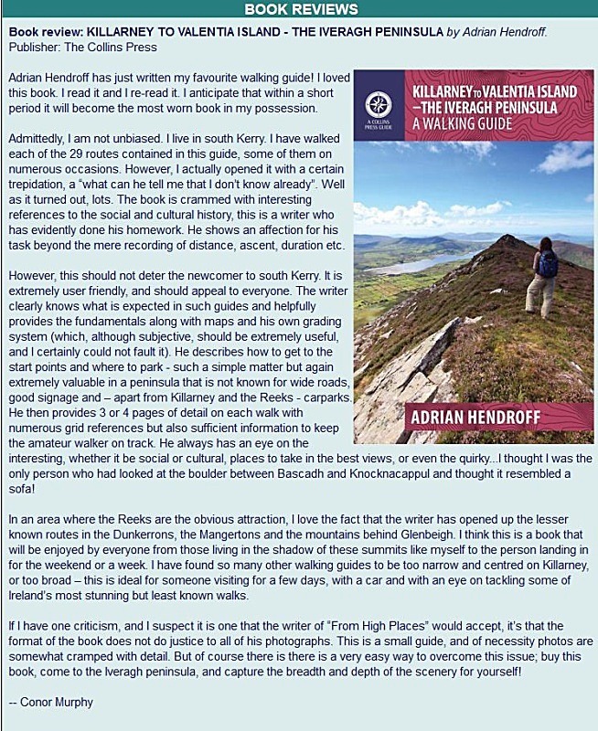KIllarney to Valentia Island - Mountain Views review - August 2015 Adrian Hendroff Wild Atlantic Way