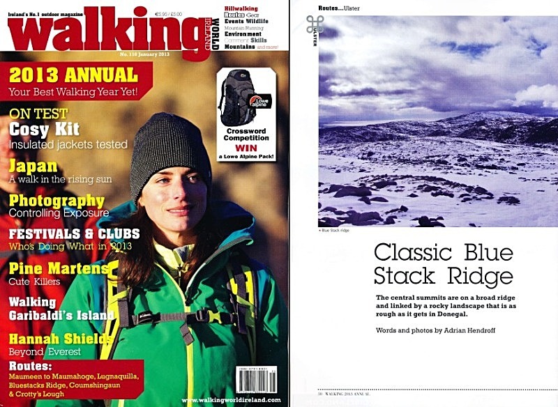 'Classic Blue Stack Ridge' - Walking World Ireland No.110 - In the media