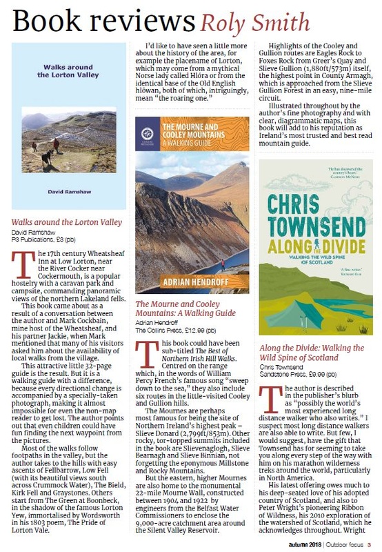 Adrian Hendroff Outdoor Focus OWPG Mourne Cooley Guidebook