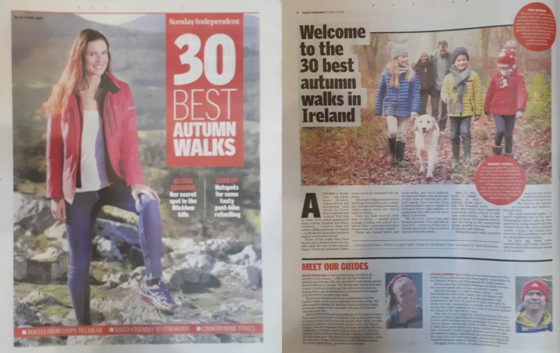 Ireland's 30 best autumn walks - Sunday Independent 21 October 2018 - In the media