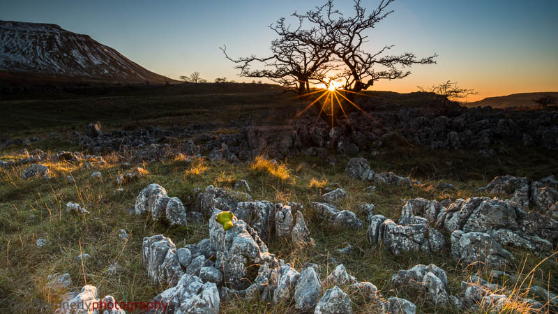 Low Sun at Southerscales - Yorkshire and the North East