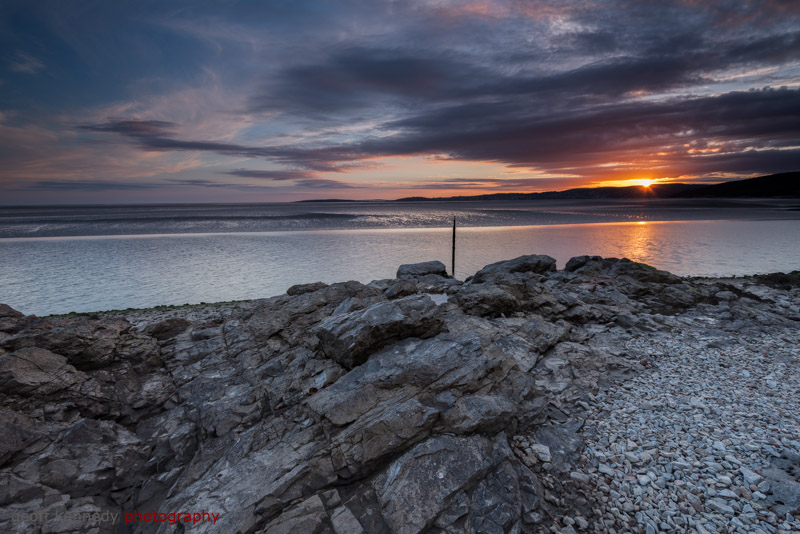 Rocks at Sunset - Lancashire and the North West