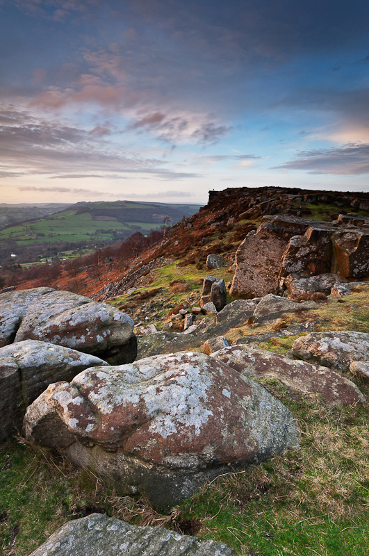 Curbar Edge Rocks - Peak District