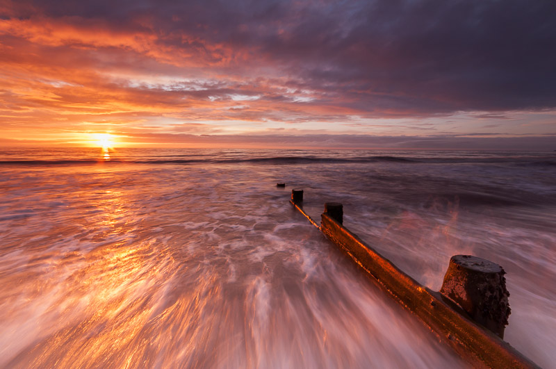 Rossall Sunset II - Lancashire and the North West