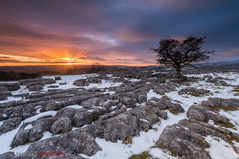 Winskill Sunset - Yorkshire and the North East