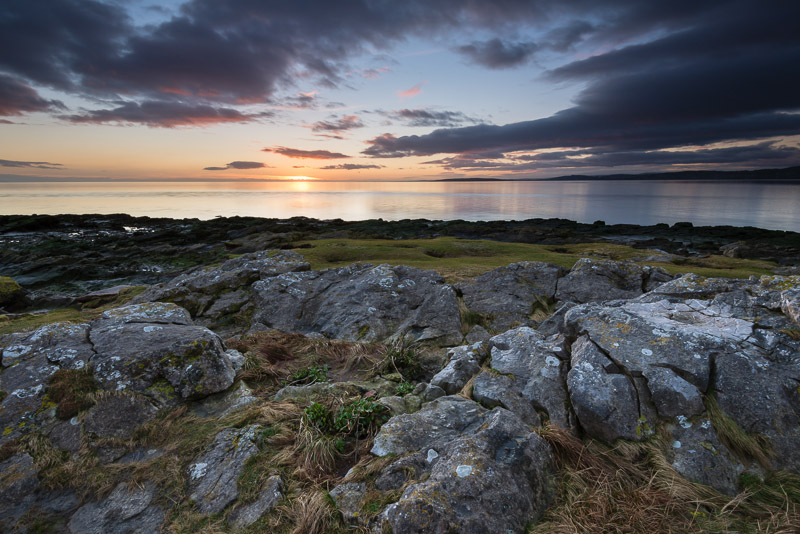 Sunset at Silverdale - Lancashire and the North West
