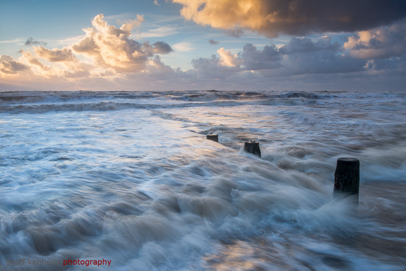 Rough Seas at Rossall - Lancashire and the North West