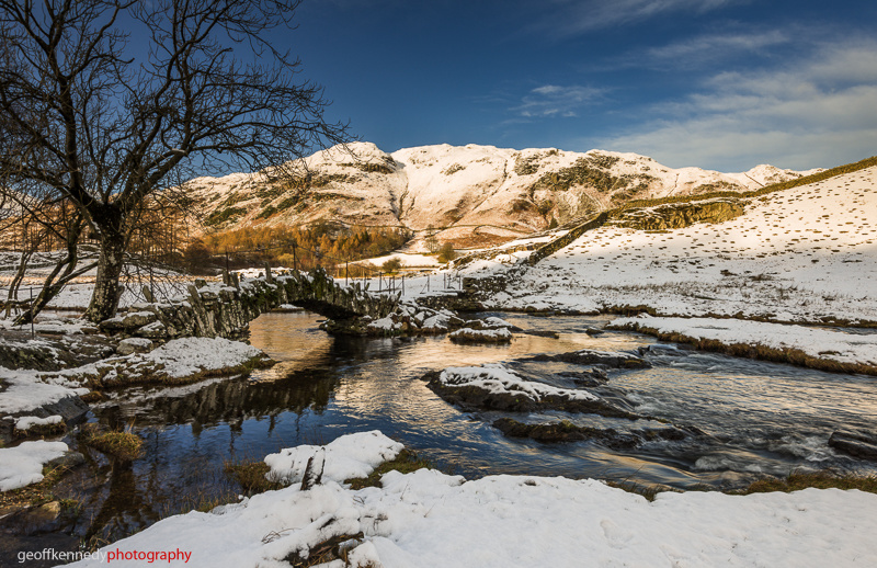 Great Langdale Snow. - Lake District
