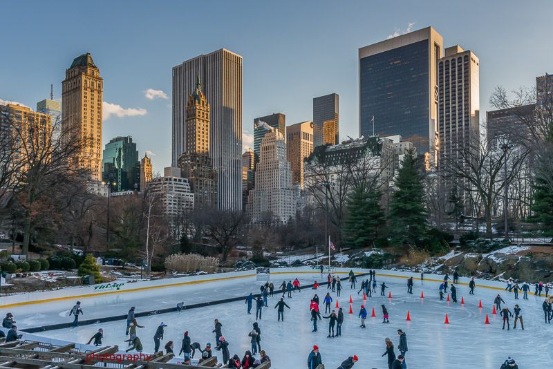 Ice Skating in Central Park - Travel Images
