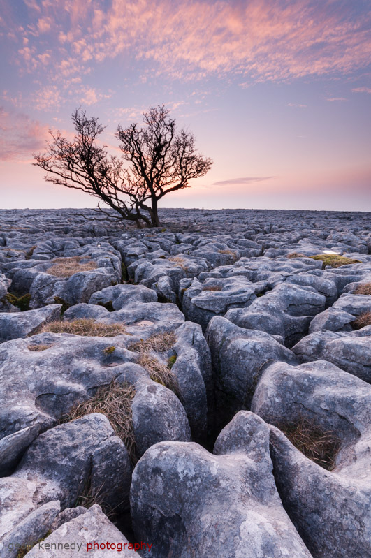 Sunset at White Scar - Yorkshire and the North East