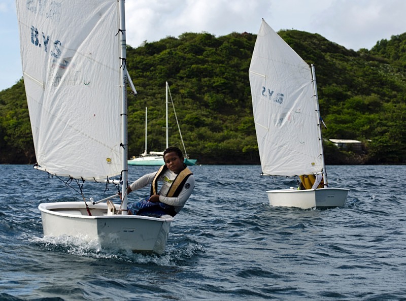 Bequia Youth Sailors, weekly  training session - Bequia Youth Sailors : Weekly training