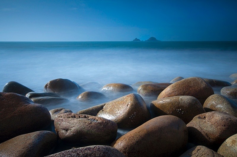 Rocks Pebbles at Porth Nanven, Cott Valley