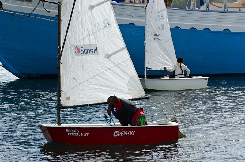 Bequia Youth Sailors, weekly  training session - Bequia Youth Sailors : Weekly training