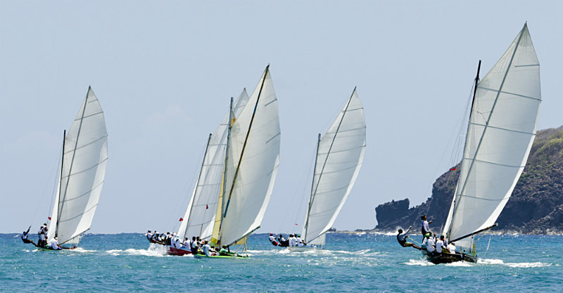 Bequia Easter Regatta_Heineken Challenge - Race II - Local Fishing Boa - Sunday - Heineken Challenge - Race 2 - Local Fishing Boats